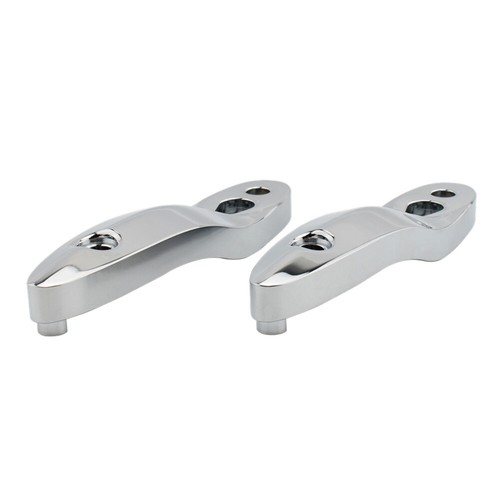 2pcs Rear Turn Signal Extension Bracket Relocation Kit Fit Harley Softail 00-20 - Imagen 6 de 9