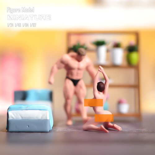 Posición de rodillas Niña Escena Accesorios Miniaturas Estatuillas Modelo para Coches Vehículos - Imagen 5 de 19