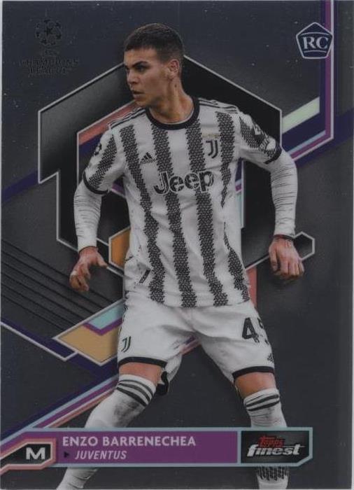 2022-23 Topps Finest UEFA Club Competitions Enzo Barrenechea #133 - 1 of 1