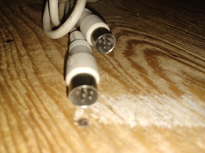 Vintage 3' Serial White Cable for Commodore 64 Drive & printer 1541 1571