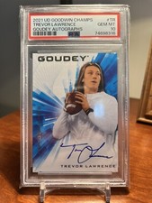🔥💎POP 5!! 2021 Upper Deck Goudey TREVOR LAWRENCE RC ON-CARD AUTO PSA 10 Gem