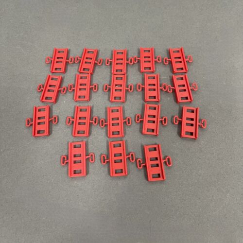 Quercetti Skyrail Roller Coaster Red Replacement Parts Pieces Lot of 18