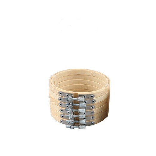 10PCS Bamboo Embroidery Hoops Ring Sewing Frame Cross Stitch Craft Wedding Xmas - Picture 19 of 22