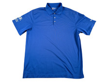 Nike Golf Polo Shirt Mens XL Blue Tour Performance Short Sleeve Active Dri Fit