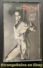 DIANA ROSS SWEPT AWAY Cassette Tape  1984 Pop Funk Soul Rare