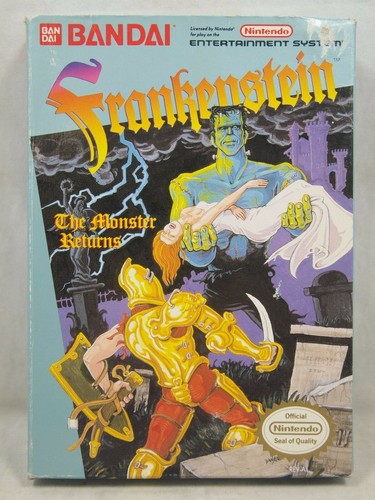 Frankenstein The Monster Returns (Nintendo Entertainment System | NES) BOX ONLY