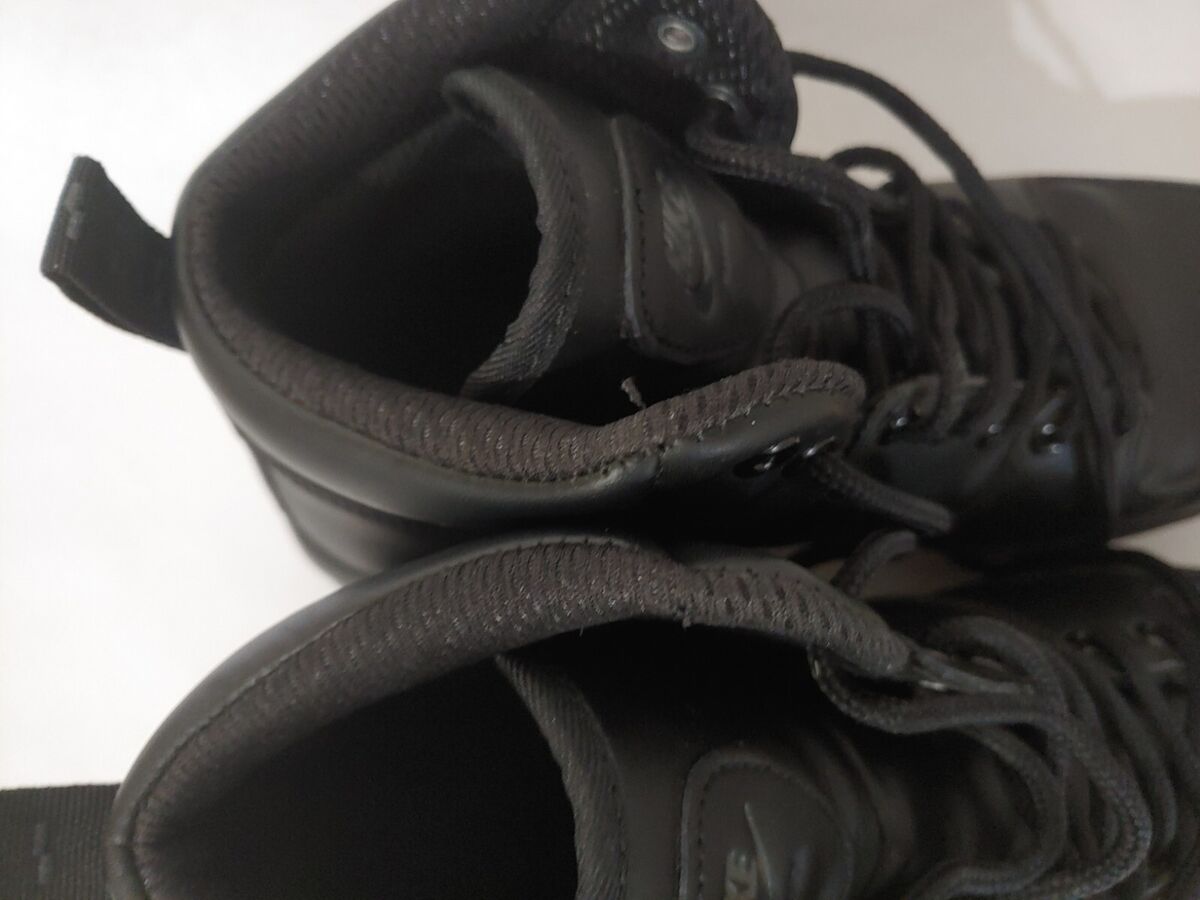 Nike Manoa ACG Leather Mens 8.5 Black All Weather Winter Nike Manoa ACG Leather Mens 8.5 Black All Weather Winter