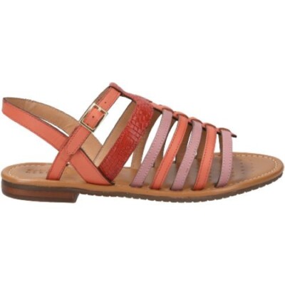 GEOX D Sozy Sandals Coral/Antique Rose UK