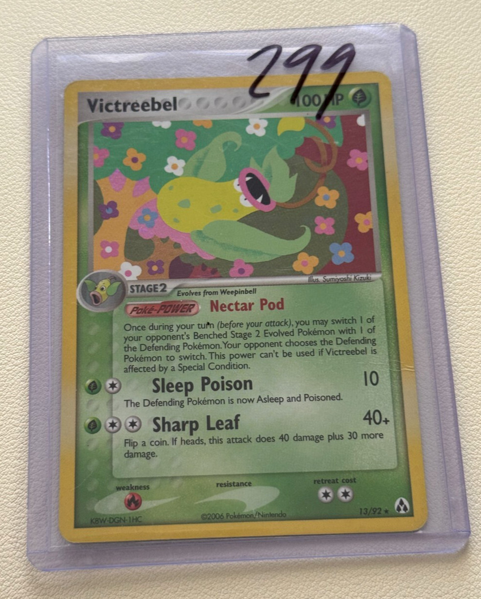 Victreebel 13/92 Ex Legend Maker Holo Rare Pokemon Card 222 LP