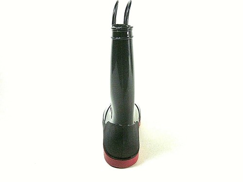SkaDoo Black with Red Sole Big Kid Boy's Rain Boots, Youth Size Size 5, New - Picture 5 of 7