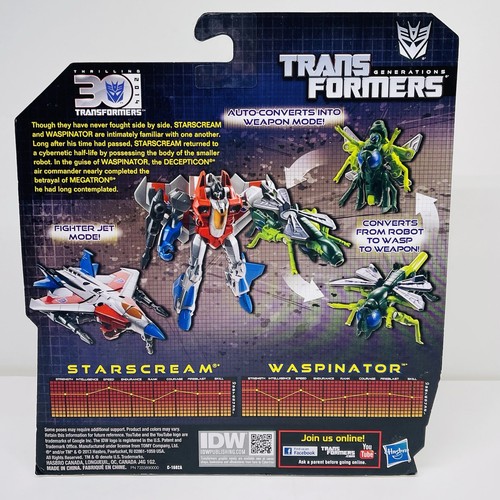 STARSCREAM & WASPINATOR Transformers Generations 30th Legends Serie 2 #003 NUEVO - Imagen 13 de 13