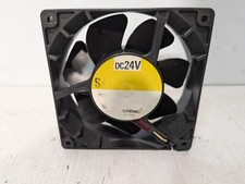 Sanyo San Ace DC Fan, DC24V, 4.5" T x 4.5" W x 1.5" D, 3-Wire