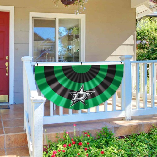 Dallas Stars Bunting Pleated Fan Banners - Picture 3 of 5