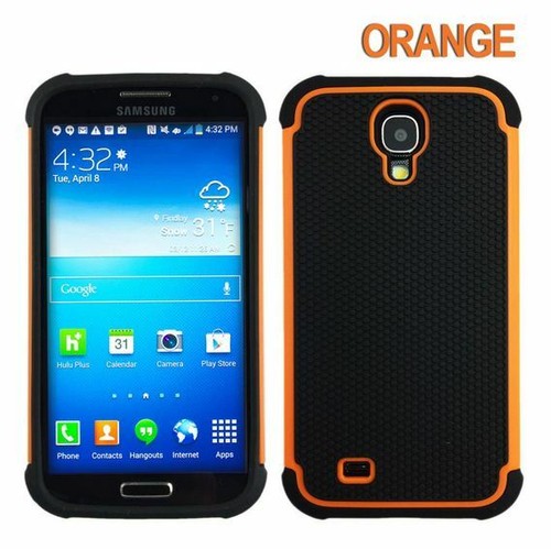 Shock Proof Hard Heavy Duty Case Tough Cover for Samsung Galaxy S4 i9500 i9505 - Picture 8 of 14