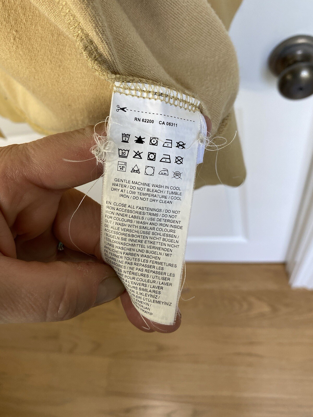 Fenty PUMA By Rihanna Velour Hooded Track Jacket Mustard Brown Oversized Small thumbnail 8