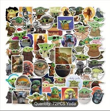 20 PCS Baby Yoda Star Wars Mandalorian Stickers BRAND NEW
