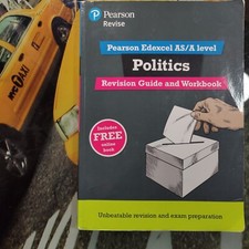 Pearson REVISE Edexcel AS/A Level Politics Revision Guide & Workbook: for home l