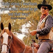 John Wayne Quote refrigerator magnet 3 1/2 "X 3 1/2 "