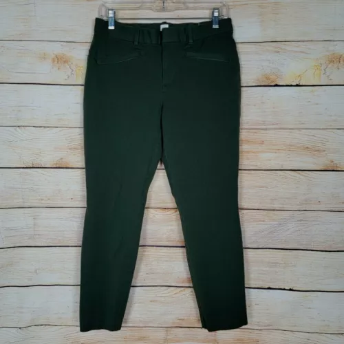 Gap Womens Pants Size 10 Reg Green Skinny Ankle 2 Pocket Casual