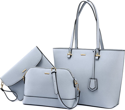 LOVEVOOK Handbags for Women Shoulder Bags Tote Satchel Hobo 3Pcs Purse Set