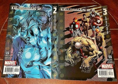 The Ultimates 2: #2 & #3 by Bryan Hitch & Mark Millar, (2005, Marvel)
