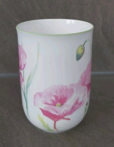 Ann Anderson Studio Rose Of England Mug Pink Green Flower Bone China Made In UK - Foto 2 di 9