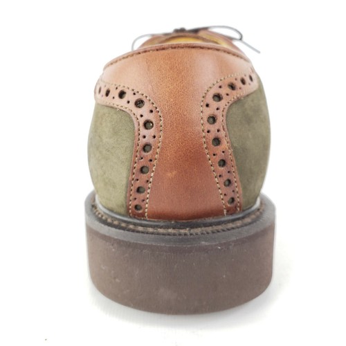 Florsheim LEFT ONLY Green Suede Brown Leather Saddle Oxford AMPUTEE Single Shoe - Picture 6 of 9