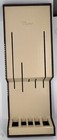 Cutco Steak Knife Holder, Five Slots, Wall/Drawer Brown & Beige Textured Plastic