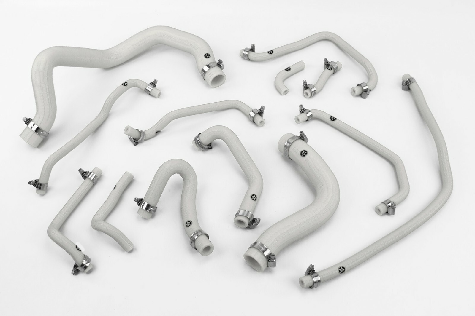 Silicone Coolant & Breather Hoses fits Mazda Mx5 MK2 NB 1.8 Miata Stoney White