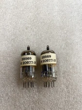Amperex Dimple Top 6DJ8 ECC88 Industrial Low Noise Pair Tubes Holland 6922 CCA