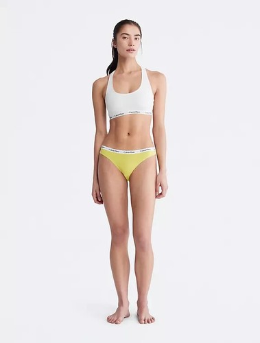 #$$CALVIN KLEIN BIKINI DONNA (MEDIO) LOGO CAROSELLO COTONE D1618-342 - Foto 2 di 4