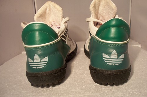 Rare scarpe Adidas vintage anni 70 80 epoca erba made in USA uomo taglia 14 grn/wht/nere - Foto 12 di 16