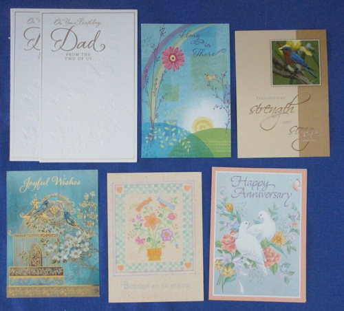 #45 Lote-115+ Surtido de Aves 1990-2010 USADAS Tarjeta de Felicitación Artesanía Efímera Hágalo Usted Mismo - Imagen 6 de 18