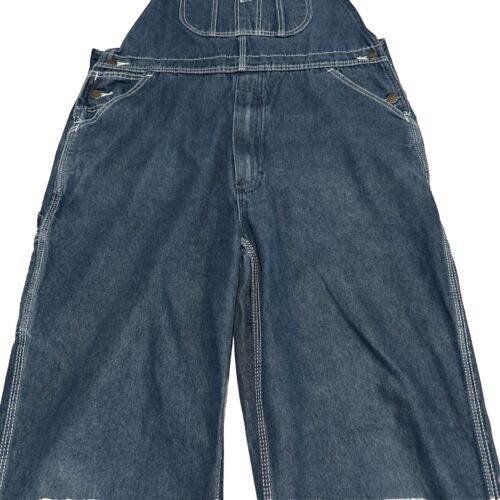 Roebucks Sears Vintage Denim Jean Overalls Size 38x29 Workwear - Picture 4 of 9