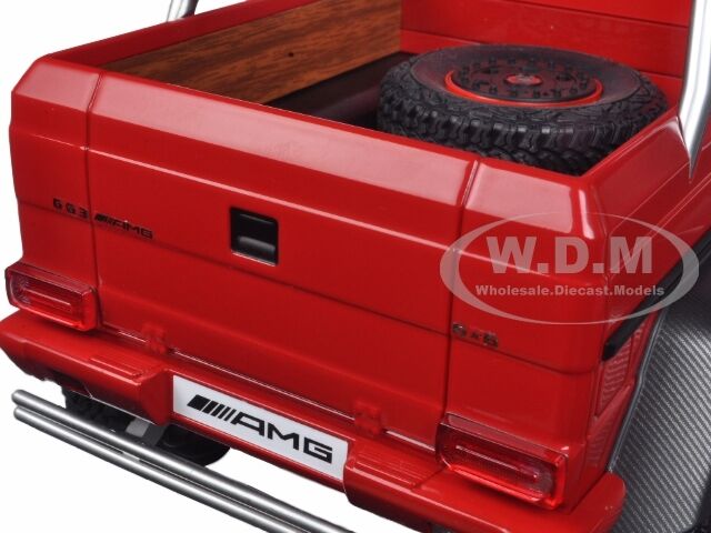 MERCEDES G63 AMG 6X6 RED 1/18 MODEL CAR BY AUTOART 76304 MERCEDES G63 AMG 6X6 RED 1/18 MODEL CAR BY AUTOART 76304
