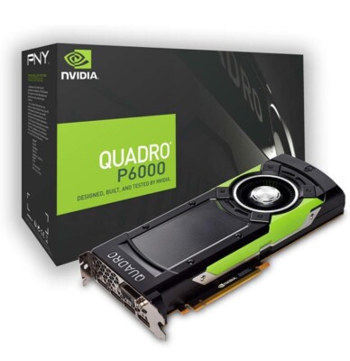 Nvidia Quadro P6000, 24GB PCI, DVI, 4x DP PNY VCQP6000-BLK , Grafikkarte Mining