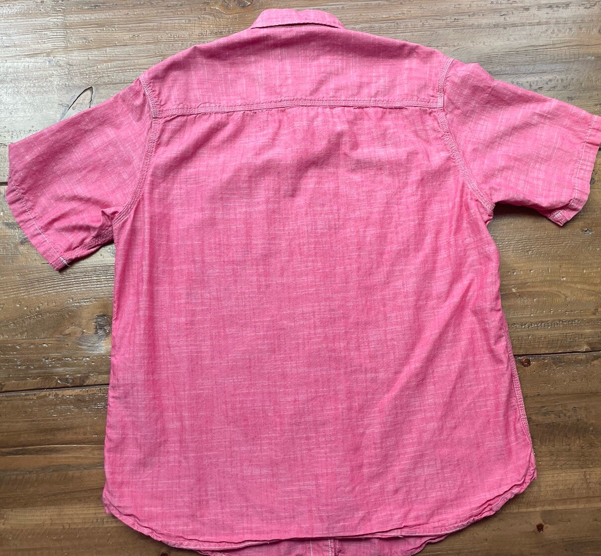 Pendleton Berkeley Shirt Red Chambray Short Sleev… - image 14