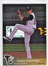 2011 Lansing Lugnuts (Class A-Toronto Blue Jays) Casey Lawrence