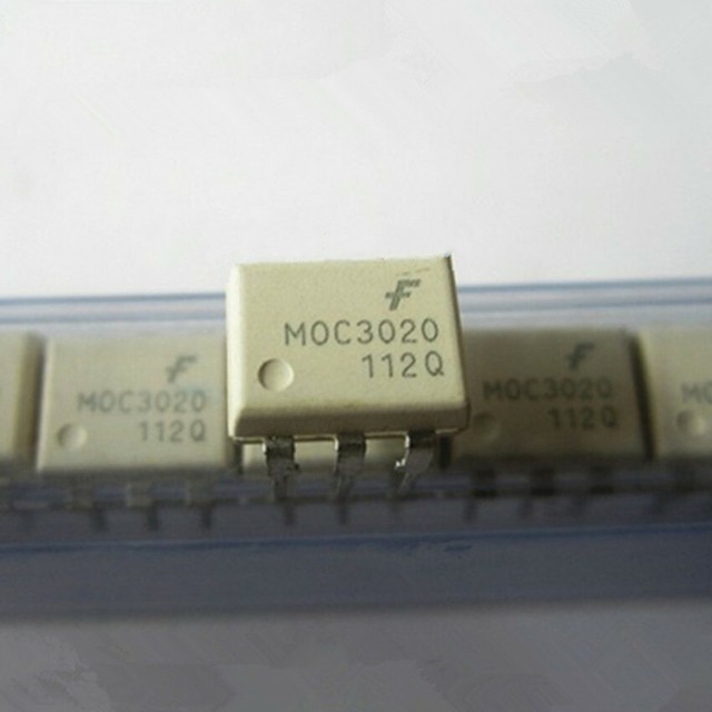 10Pcs New Inline MOC3020M Photocoupler SCR Output Photocoupler DIP6