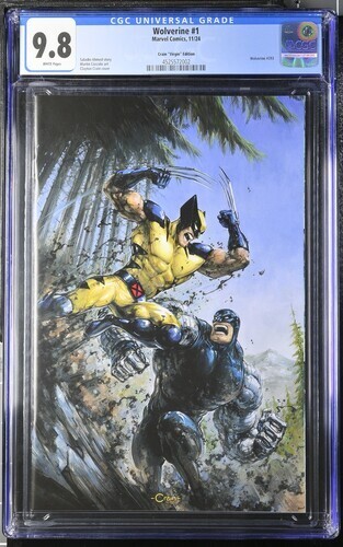 Wolverine #1 CGC 9.8 W - Clayton Crain Virgin Variant