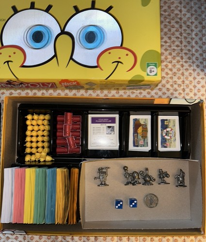 Rare MONOPOLY SpongeBob SquarePants game 2005 Edition - Picture 2 of 6