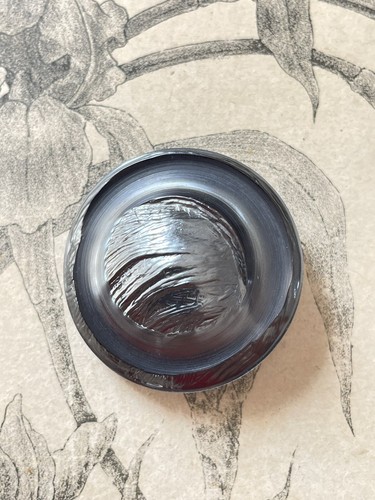 Bouton Ancien Collection - Parurier En Résine Cristallisée / Galalithe - 37 Mm - Fabrication Française