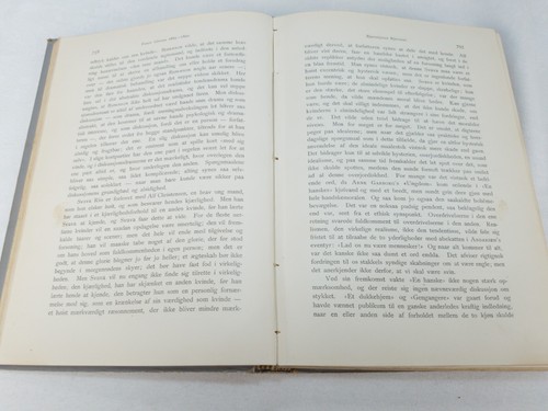 Bücher Dekoration Illustreret Norsk Literaturhistorie Henrik Jaeger vergoldete Einbände - Bild 8 von 9