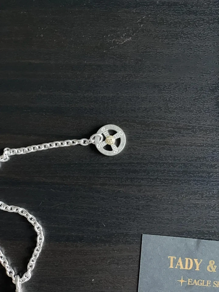 Tady & King Heart SV Feather Gold Rope Turquoise with Eagle Hook Foto 3 de 3