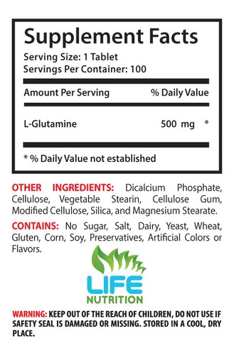 glutamine for energy - PREMIUM L-GLUTAMINE 500mg 2B - liver support - Picture 2 of 9