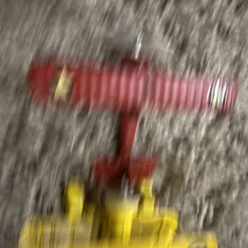 Vintage Style Metal Biplane Set Of 3 Table Décor Or Hanging Red Green Yellow - Picture 14 of 16