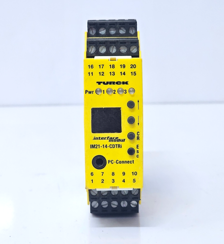 TURCK IM21-14-CDTRI ROTATIONAL SPEED MONITOR - Picture 2 of 8
