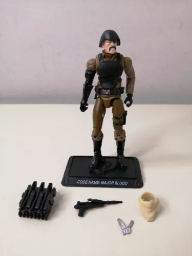 GI Joe 25th Anniversary MAJOR BLUDD V9 3.75" Action Figure 2008 