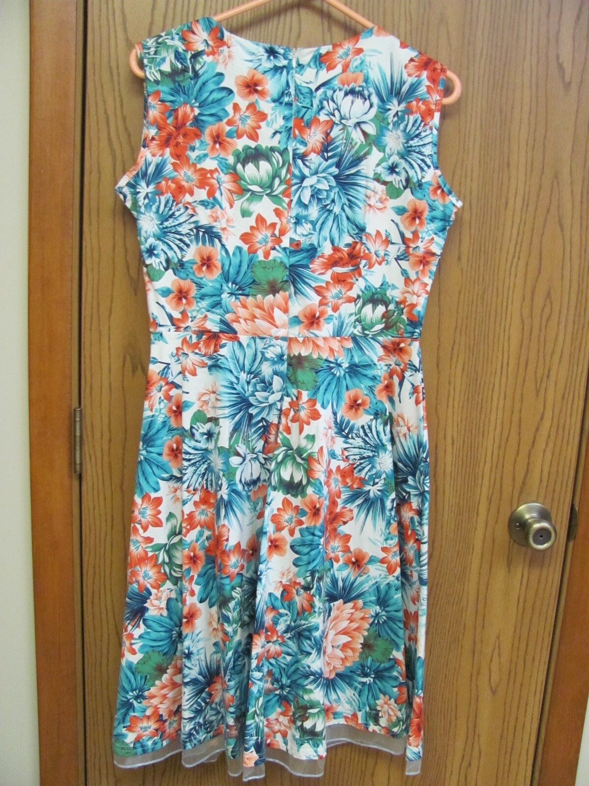 Ladys Classy Solid Back Zip 1950's Rockabilly Swi… - image 4