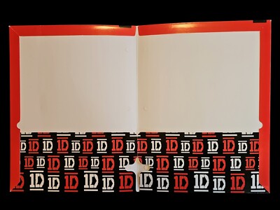 1D One Direction Portfolio 3-Hole Folder 2013 Un-Punched Never